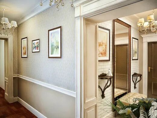 Молдинги в прихожей фото Pin by Saira Ghalib on Corridor Luxury homes interior, House design, House inter