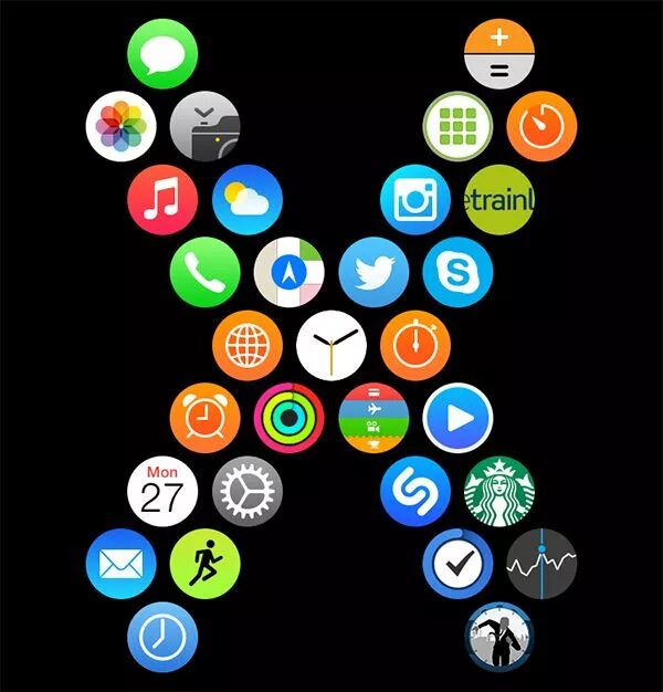 Как красиво расставить приложение. Расположение иконок на Apple watch. Расположение приложений на Apple watch. Красивое расположение иконок. Иконка приложения эпл вотч.