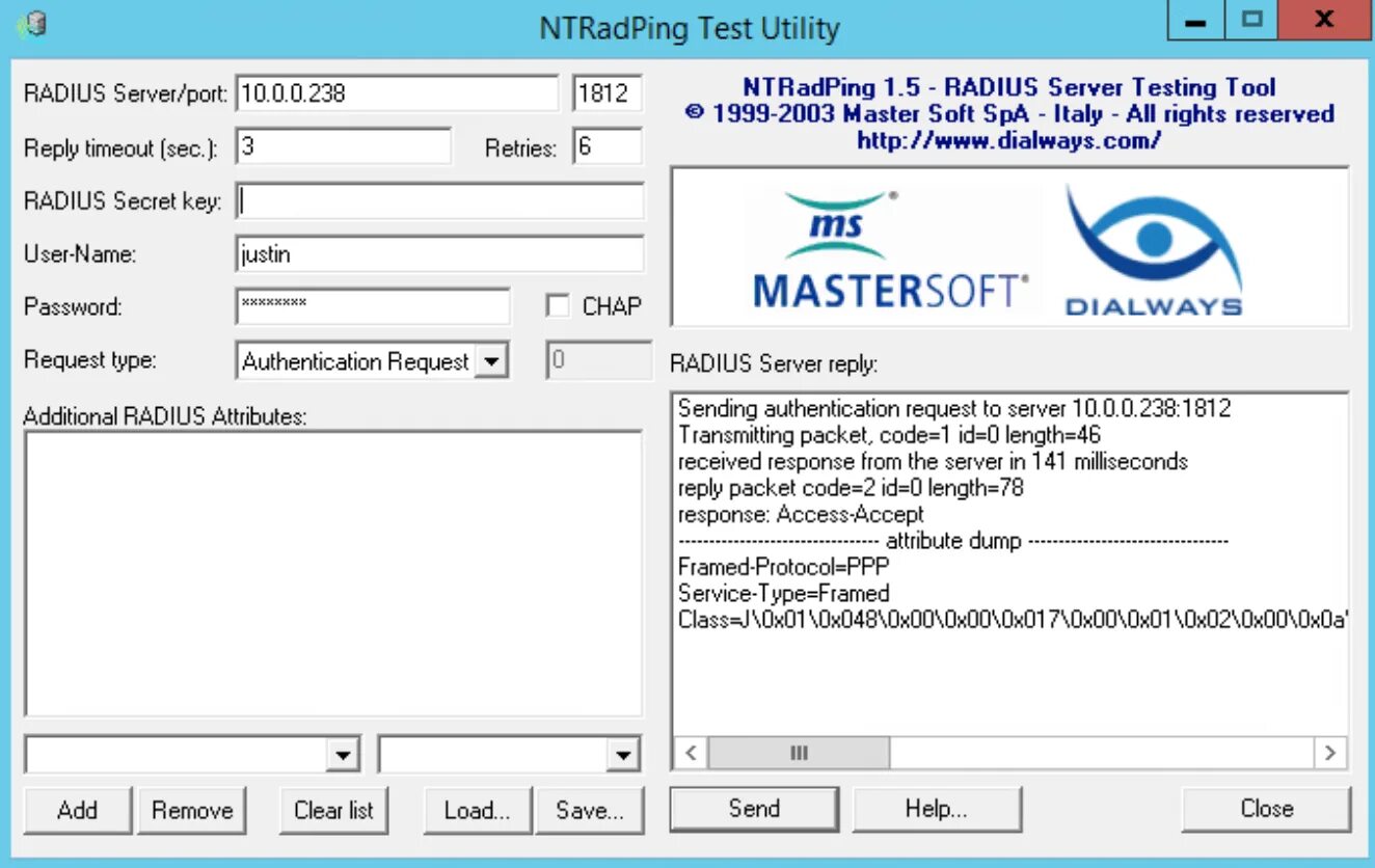 Access rejected. Порт радиус. Тест работы Radius сервера. Testing Server. Авторизация Radius по звонку.