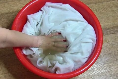 Как замачивать белые вещи в белизне