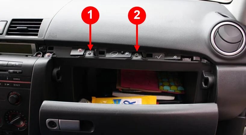 Звук. Планшет в бардачок навигации - Mazda 6 (1G) GG, 1,8 л, 2005 года аксессуар