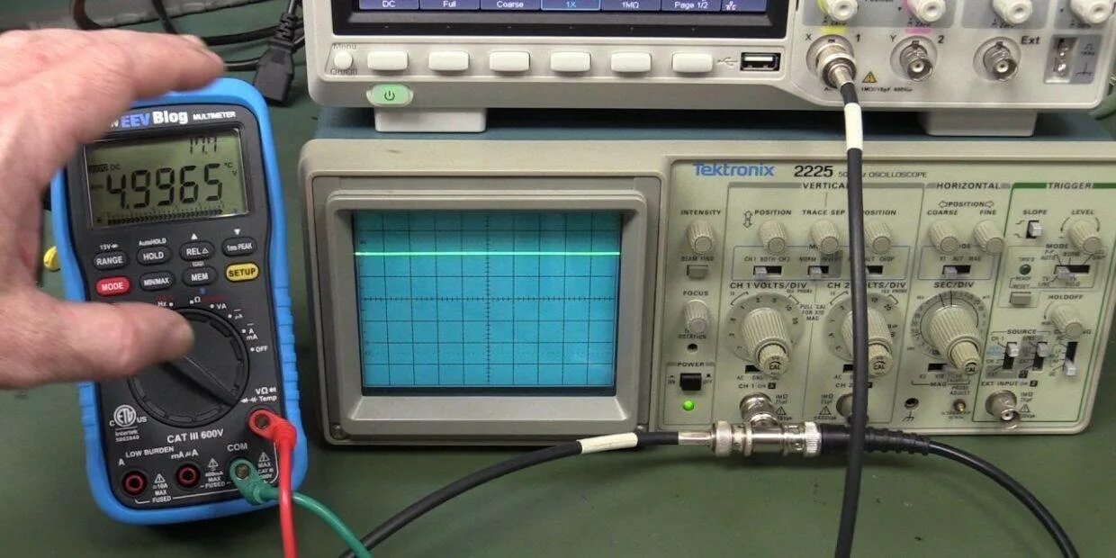 Регулировка осциллографа