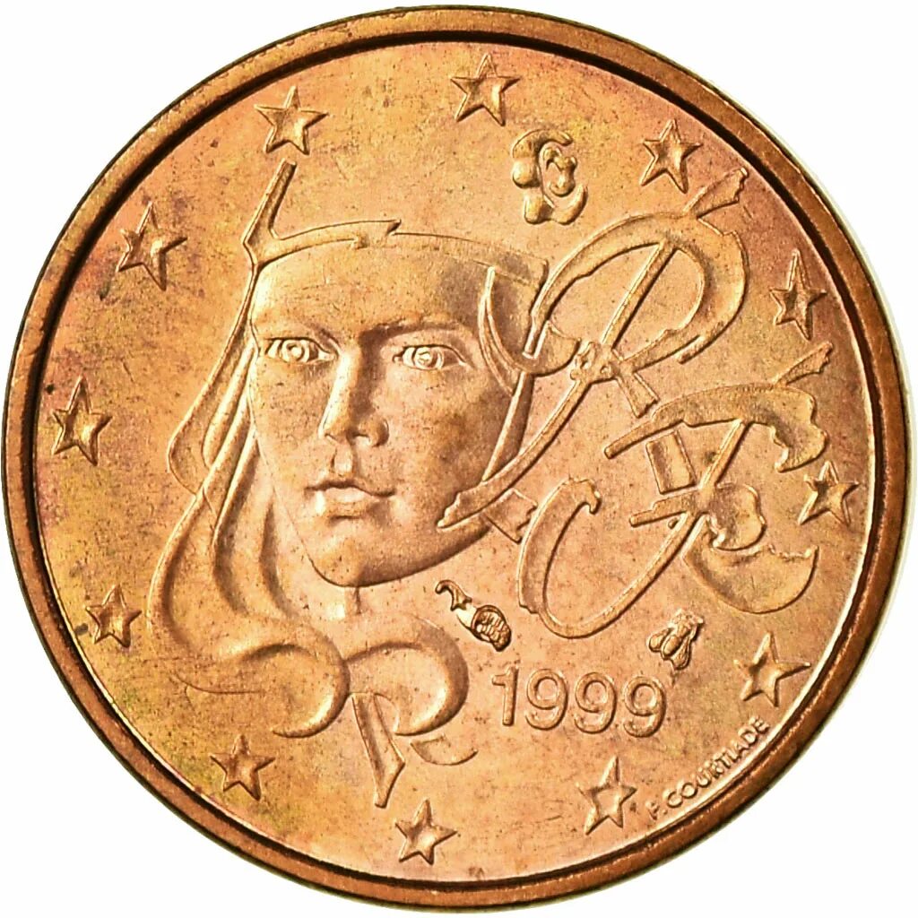 1 евро в рублях. 1 Евроцент Франция. 5 Центов 1999 Франция. Монеты European 1 Cent 1999 France. 5 Euro Cent 2000 Франция.