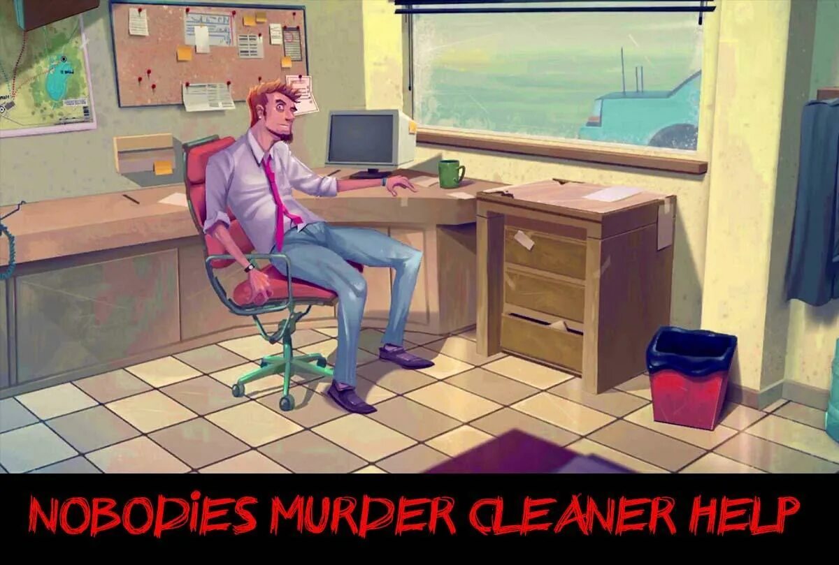 Nobodies murder clean. Нободис мурдер клинер прохождение. Nobody Murder Cleaner книги порядок.