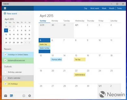 Календарь в windows 11