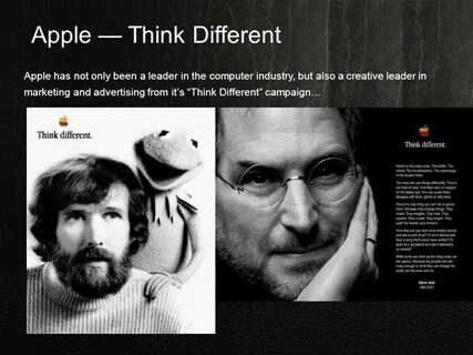 Others think different