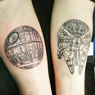 Death Star tattoo by Koit Tattoo.