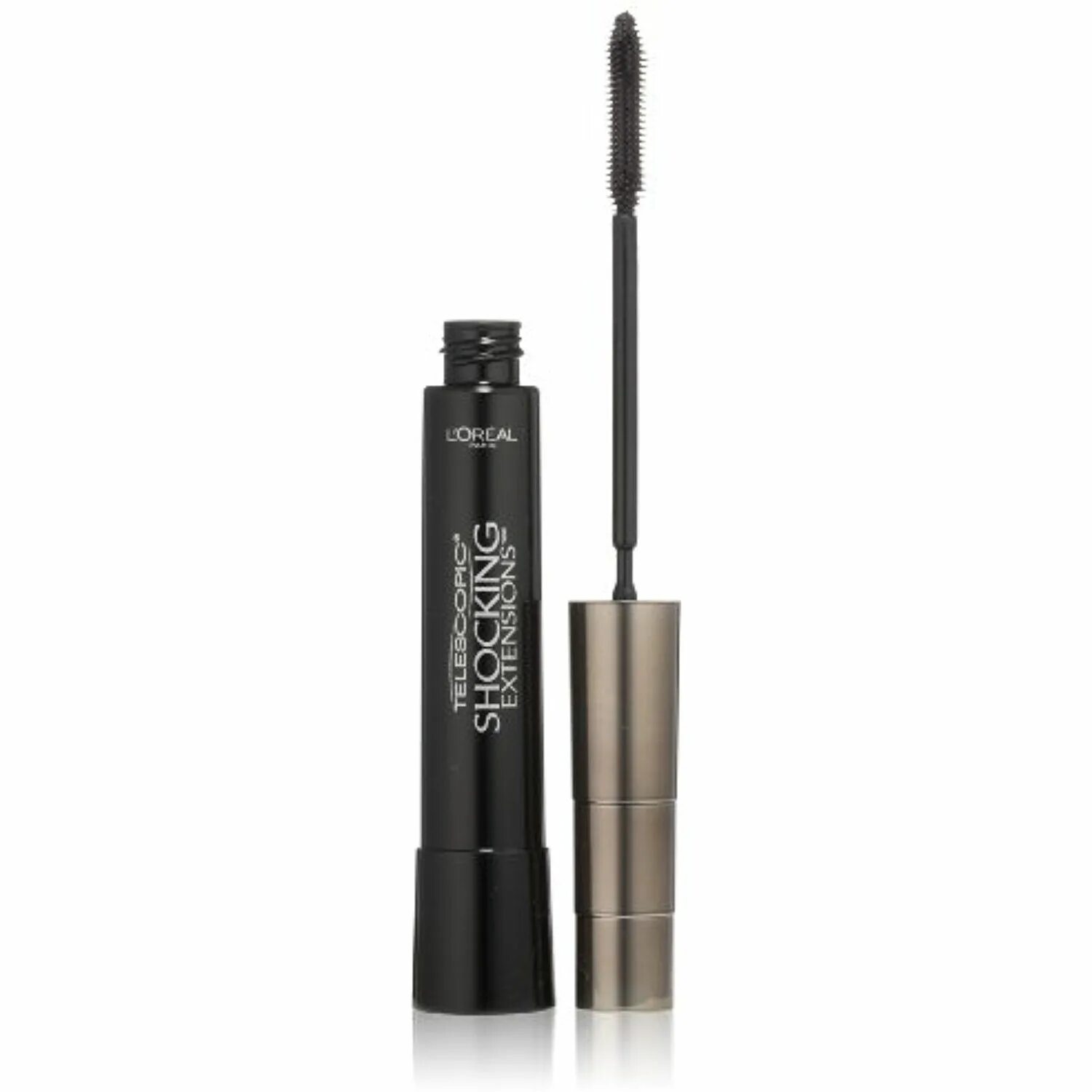 Тушь телескопик черная. Тушь Loreal Paris Telescopic. Loreal Paris Telescopic Black Mascara. Тушь лореаль телескопик черный. Тушь лореаль телескопик Экстра Блэк.