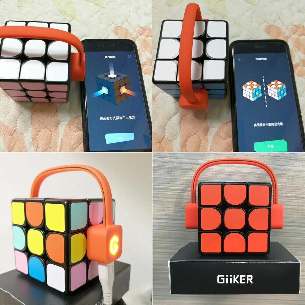 Xiaomi giiker smart four. Xiaomi Giiker super Cube i3. Головоломка Xiaomi 3x3x3 Giiker super Cube i3 черный/оранжевый. Кубик Рубика Xiaomi Mijia Smart Magic Cube. Головоломка Ксиаоми.