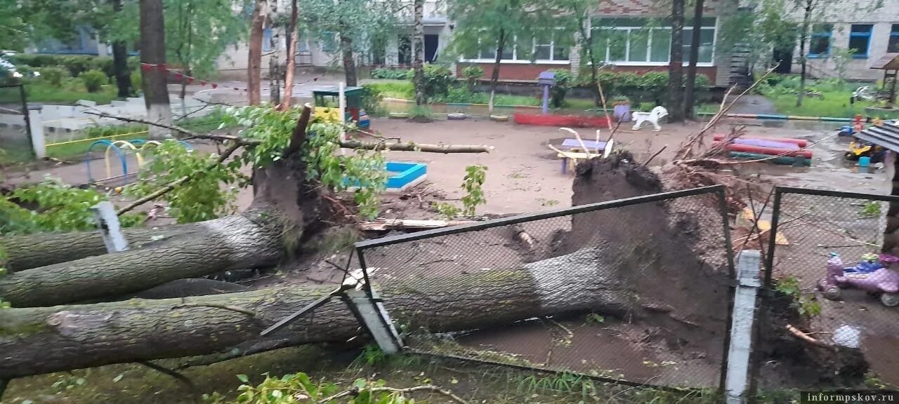 Ураган в мурте. Великие луки ураган 25 06 2025. смерч в пскове. последствия грозы.