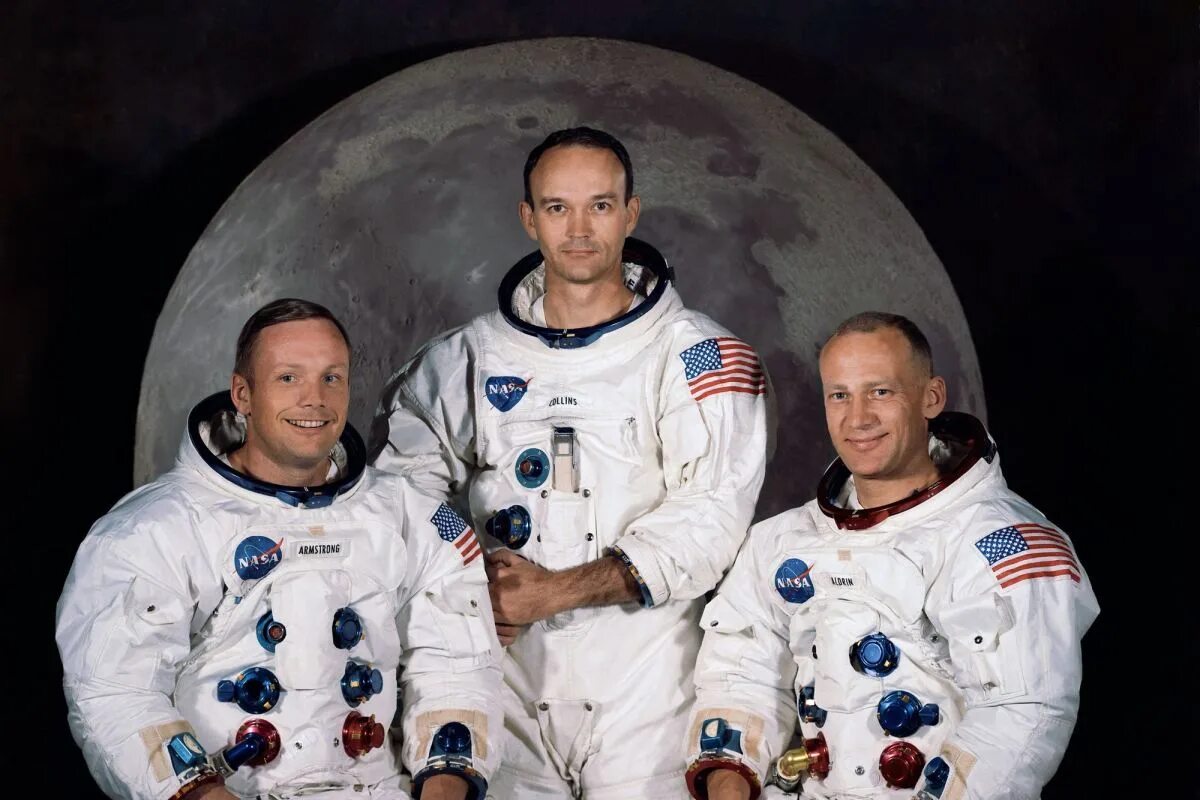 Первый человек высадился на луну. Эдвин Олдрин космонавт.