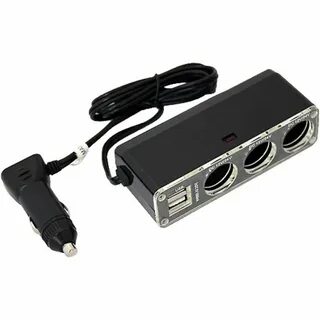 Разветвитель прикуривателя 2 гнезда 2 usb