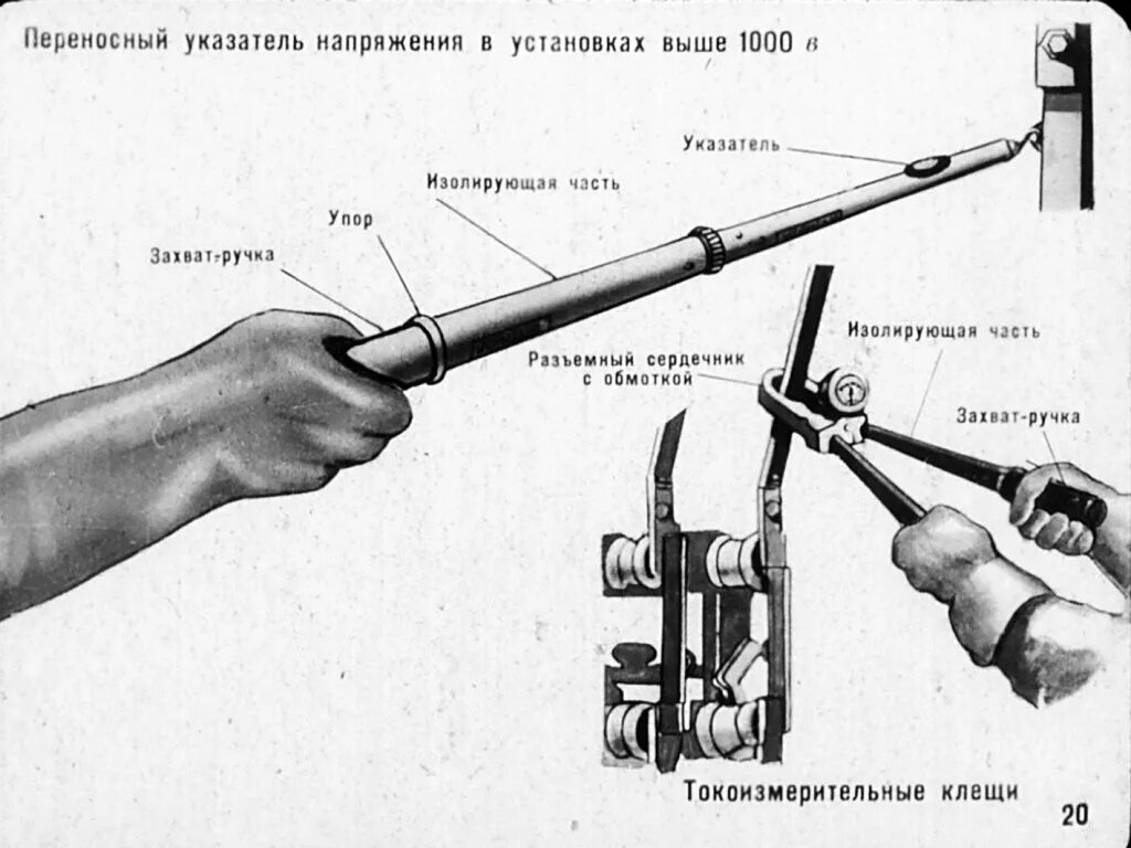 Как проверить исправность указателя напряжения перед началом. Указатели напряжения выше 1000 в. состав указателя напряжения выше 1000в. указатель напряжения на штанге. внутренности указателя высокого напряжения.