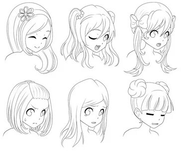 Hairstyles Drawings For Sketching.