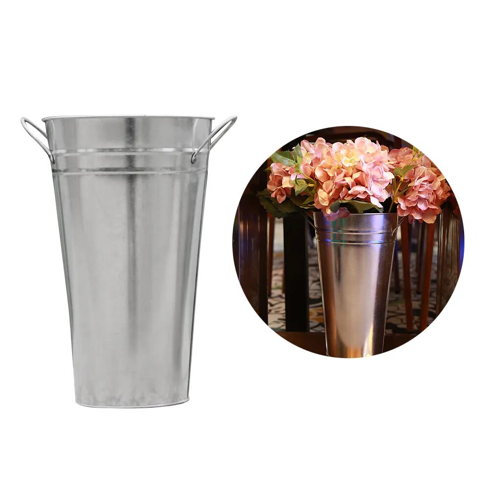 Вазы оцинкованные. Ваза ведро для цветов. Оцинкованная ваза. Ваза ведро стальное с цветами. Розовое ваза ведро для цветов.