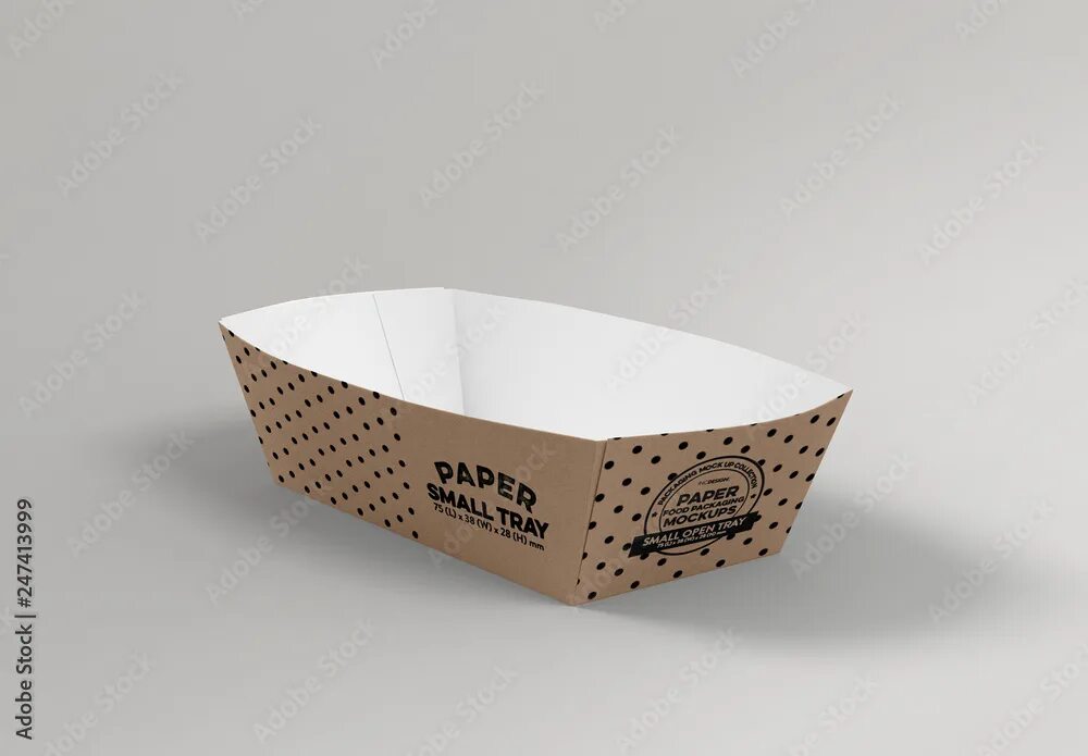 Tray package. Paper food tray. tray packaging. food tray mockup. food tray package design.