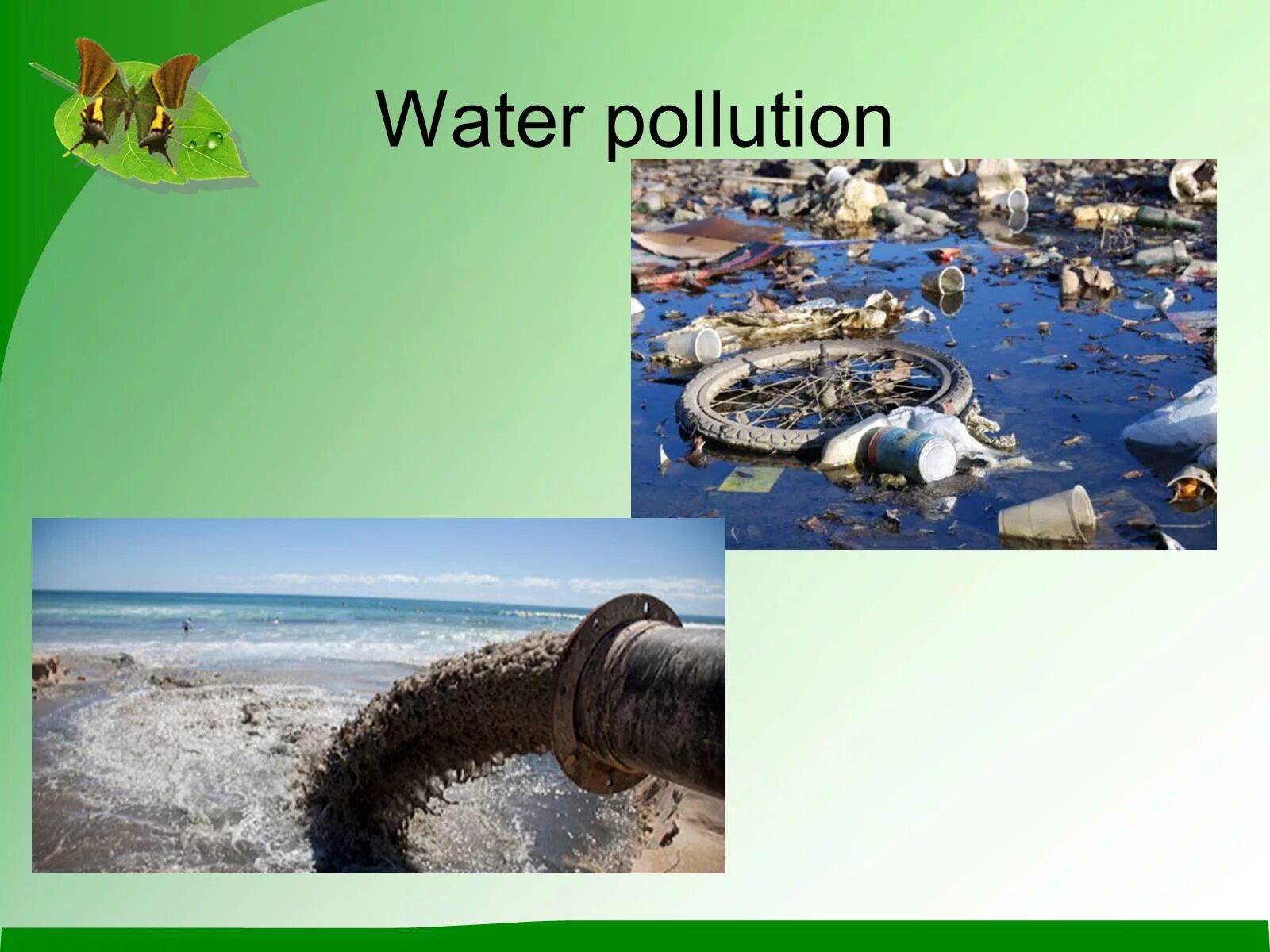 Water pollution слайд. Water pollution презентация. Загрязнение воды на английском. Water pollution problem.