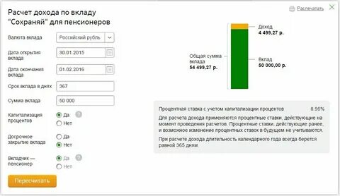 Как рассчитать процент годовых от суммы вклада
