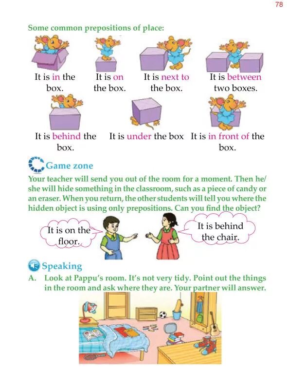 Answer preposition