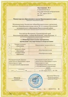 Форма заявления о государственной аккредитации