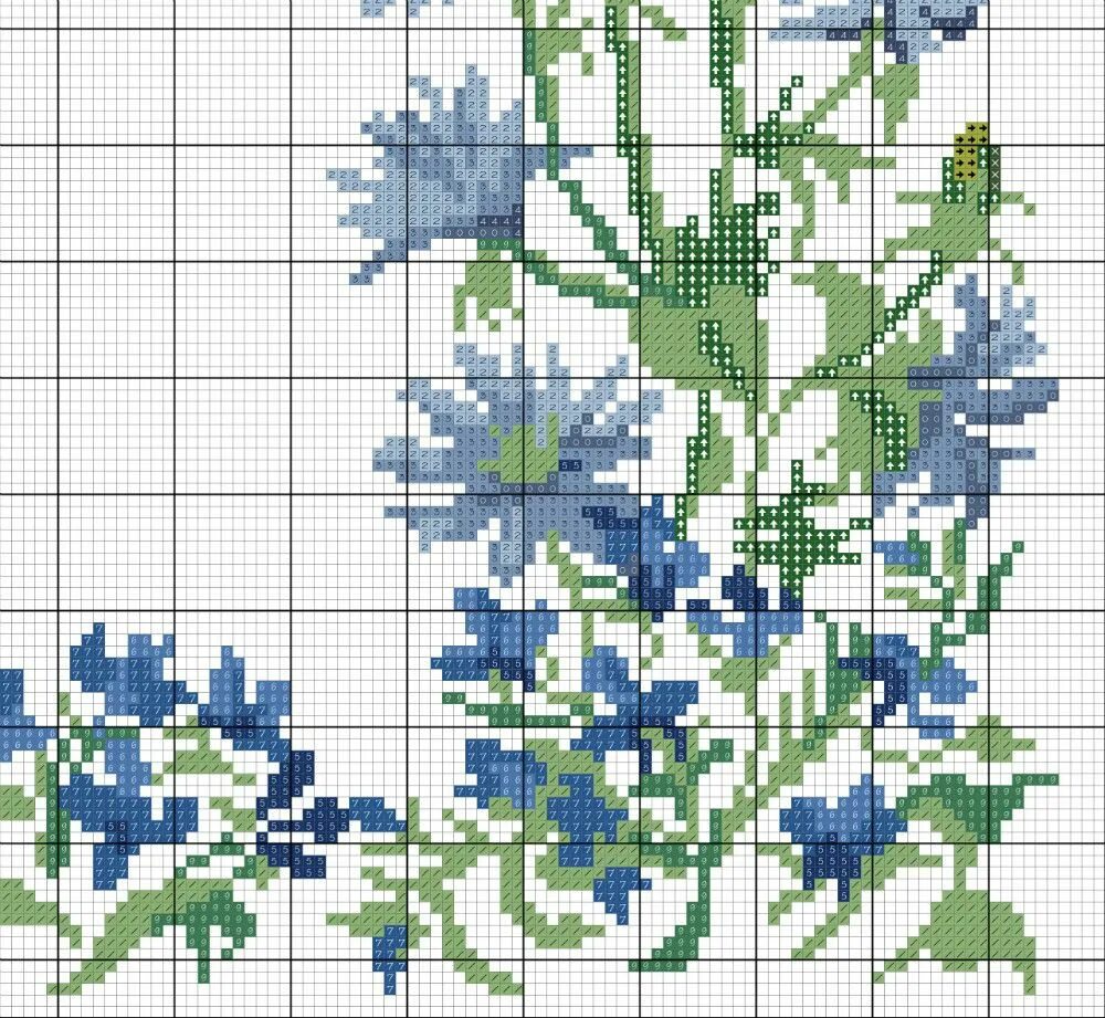 Василек схема. Вышивка крестом васильки. Вышитые крестиком васильки. Синие цветы вышивка. Вышивка синие цветы крестиком.