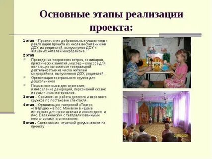 Проекты которые реализуют дети