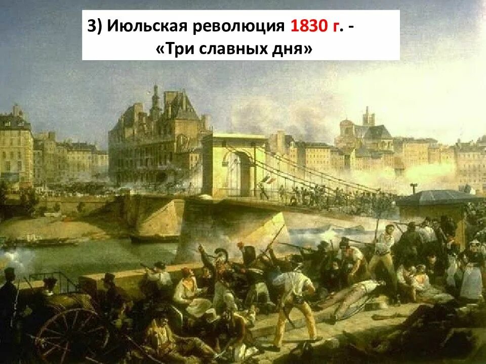 Точная дата июльской революции