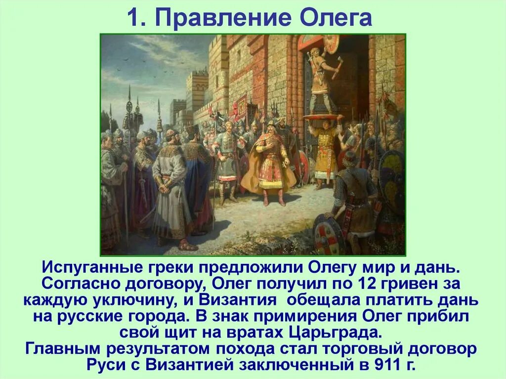 О победе Киевского князя Олега над греками. О победе Киевского князя Олега над греками в 6415. Проект про князя Олега. Проект Киевского князя Олега над. Русь в результате победы