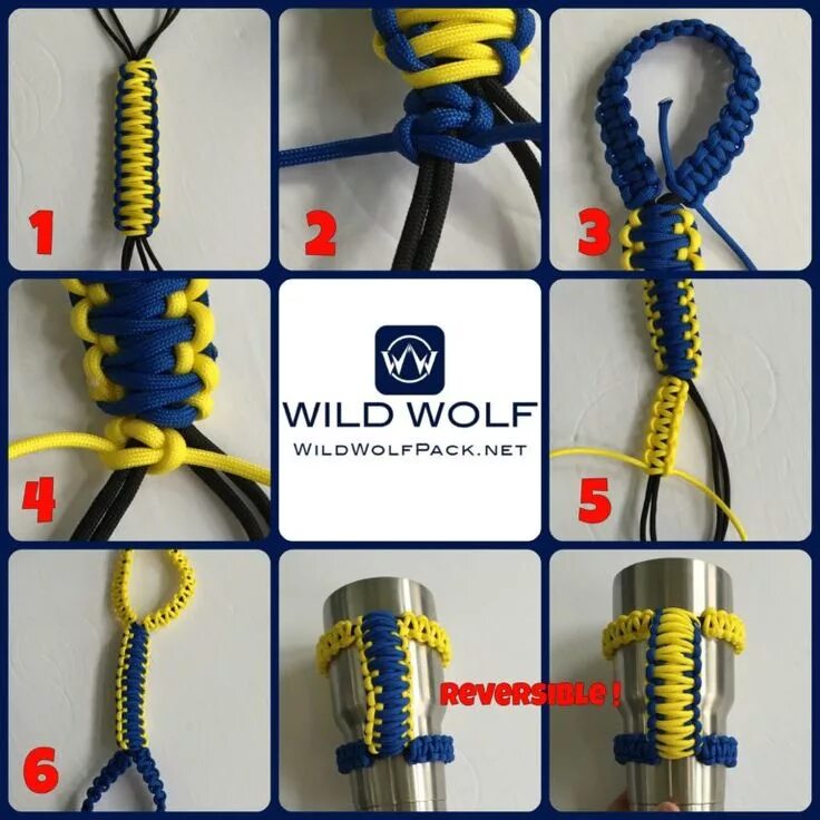 Reversible Paracord Yeti or RTIC Handle - Cobra Weave Cobra weave, Paracord proj