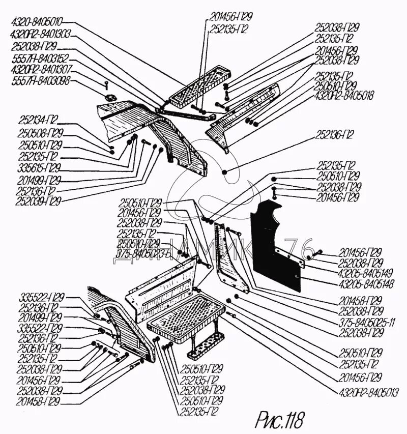 детали урал 4320