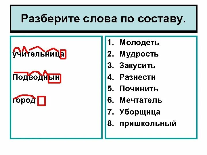 Разбор слова значение. Как разобрать слово по составу 3 класс. Разбор Слава по составу. Разбор слова по СОСТАВВ. Разборс слова по составу.