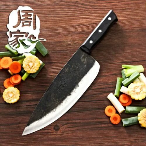 Шеф кованый. Кованый шеф нож. кованые кухонные ножи. нож широкий поварской. поварской кованый кухонный нож.
