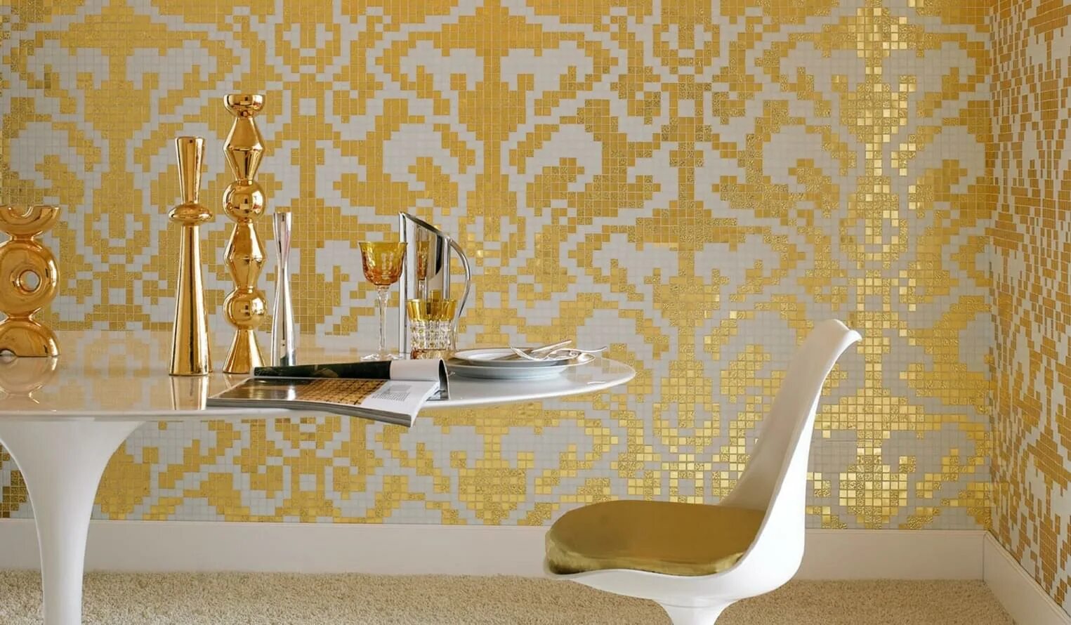 Damasco Oro Bianco мозаика Bisazza decorations 20. Мозаика Bisazza decorations Damasco Oro giallo 97x97. Мозаика Бизацца золото. Мозаика Bisazza Damasco Oro giallo.