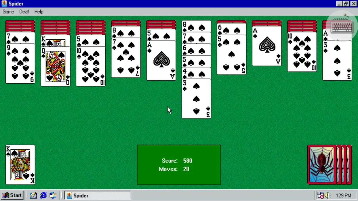 Window 98 simulator. Пасьянс косынка windows 98. симулятор windows 98. пасьянс косынка виндовс 98. игры виндовс 98.