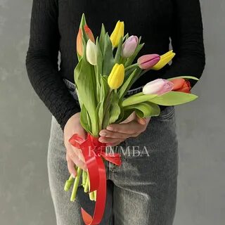 Букет из 9 тюльпанов