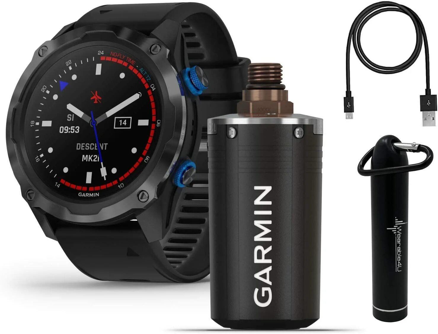 Garmin descent mk2. &quot;garmin descent g1 &quot; &quot;nfc&quot;. garmin descent mk2 на руке. descent mk2i, gps dive computer, ti band, t1 bundle, emea только через авторизованную 010-02132-12.