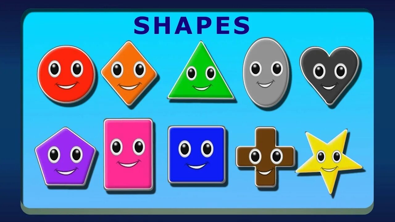 Learn shapes. Crazy shapes. shapes for kids. 2d shapes for kids. learning shapes for kids.