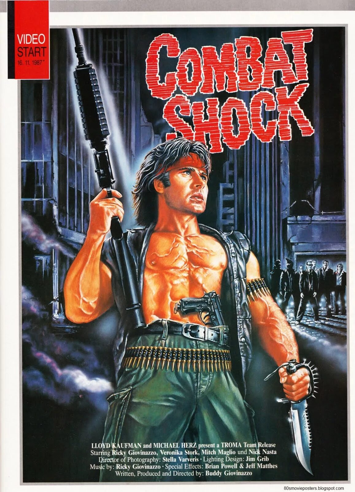 ШОК плакат. Combat shock