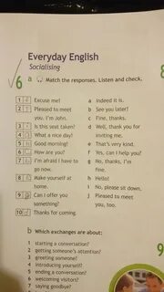 Everyday english ответы