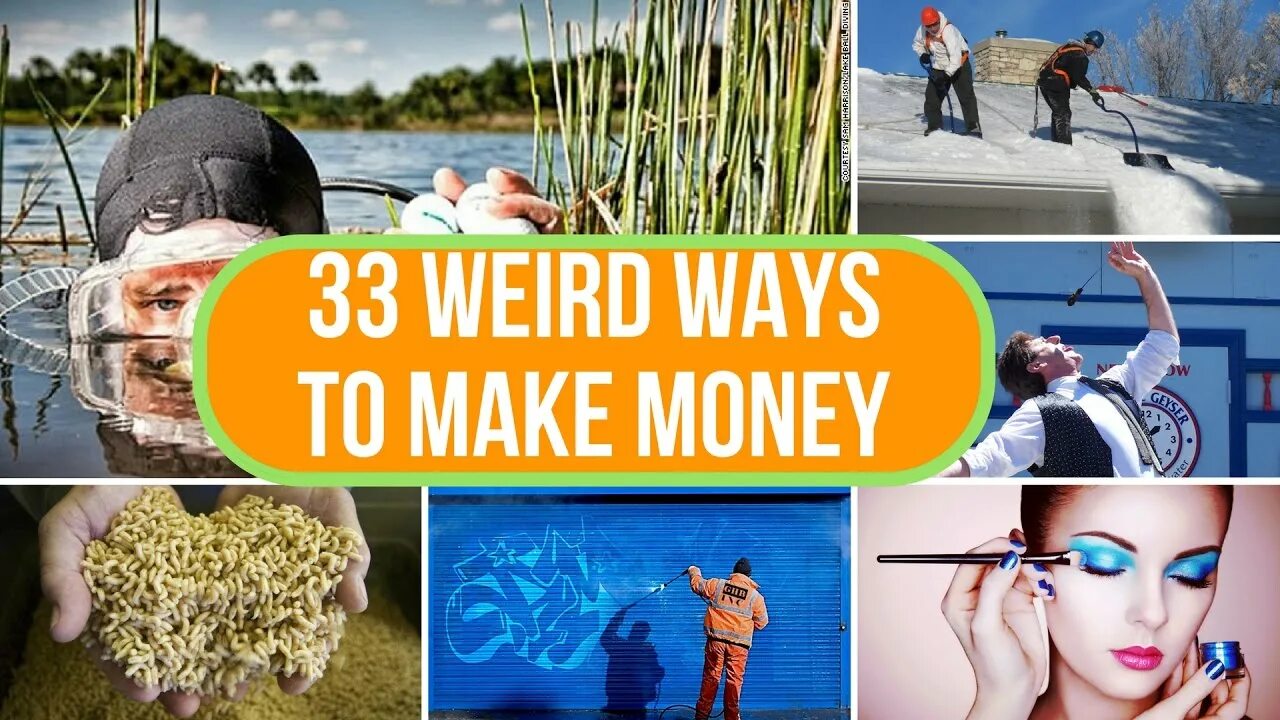 101 Weird ways to make money. Ways to make money. How to make money on onlyfans fast. How to make good money on onlyfans. Best money way