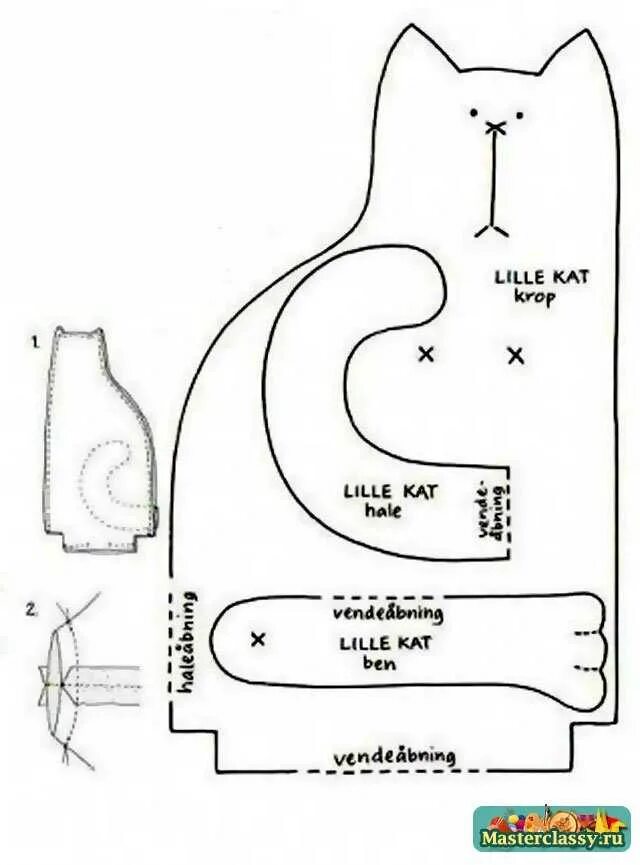 Сшить котиков выкройки