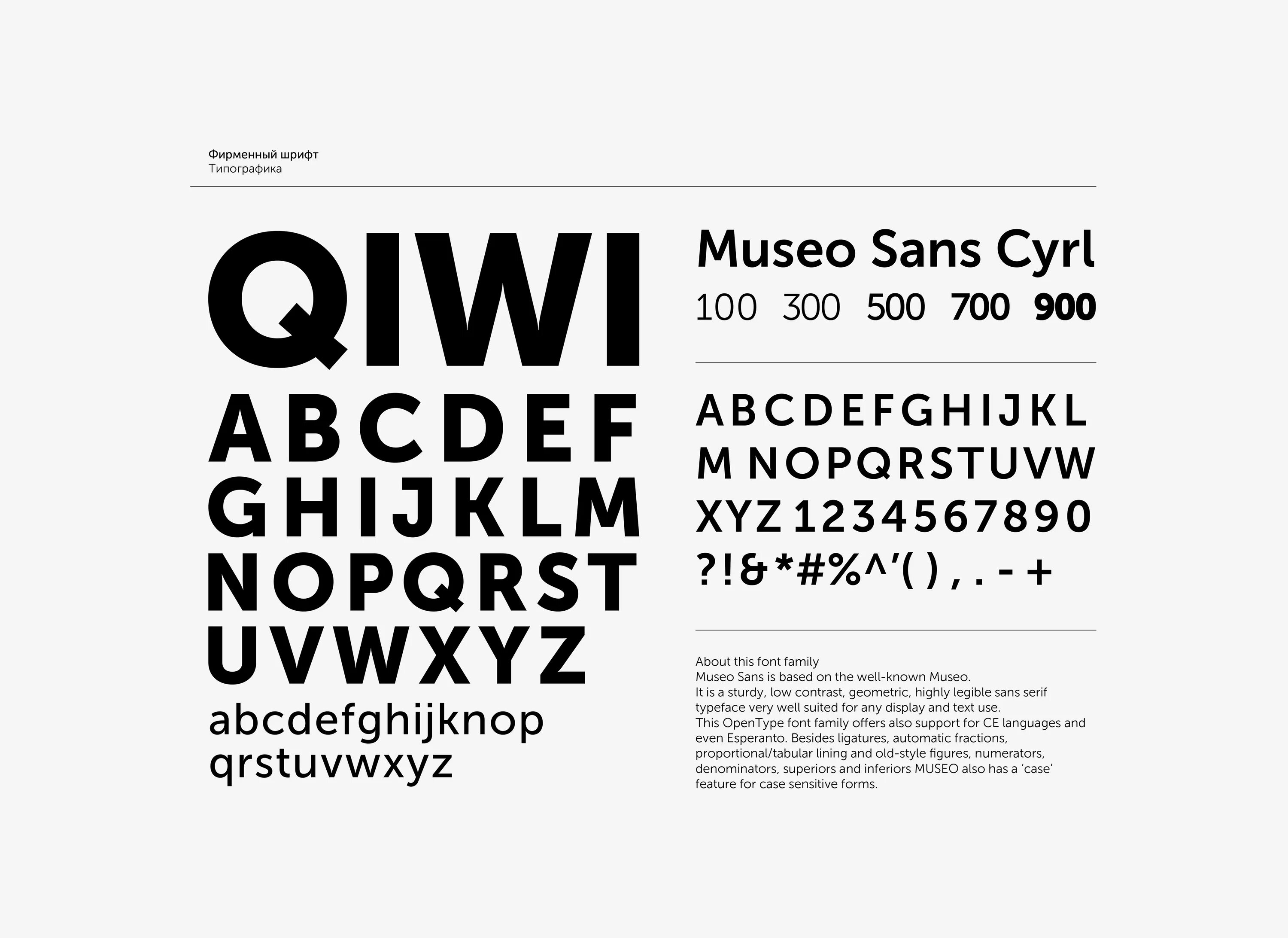 Фирменный шрифт. Шрифт Museo Sans. Фирменный комплект шрифтов. Набор для фирменного шрифта.