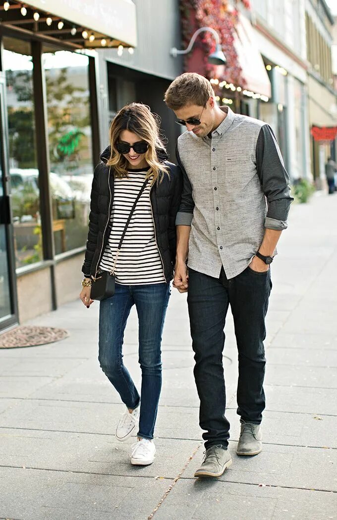 Парная мода: 7 потрясающих луков для него и тебя Couple outfits, Fashion couple,
