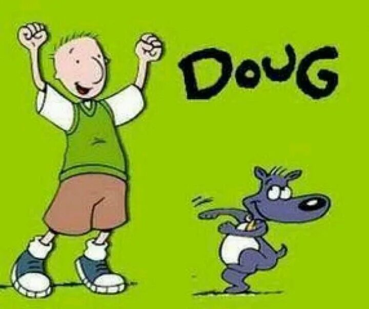 Doug. Doug Никелодеон. Doug cartoon.