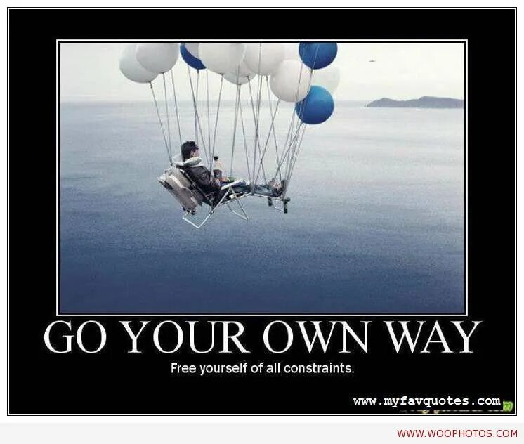 To get your own way. Go your own way. шарик улетел мем. my own way перевод. надпись go your own way.