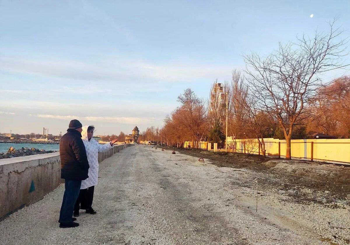 В евпатории открыли набережную терешковой