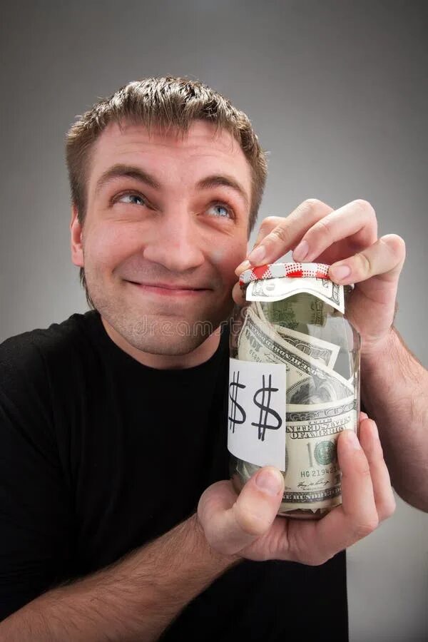 Man with a can