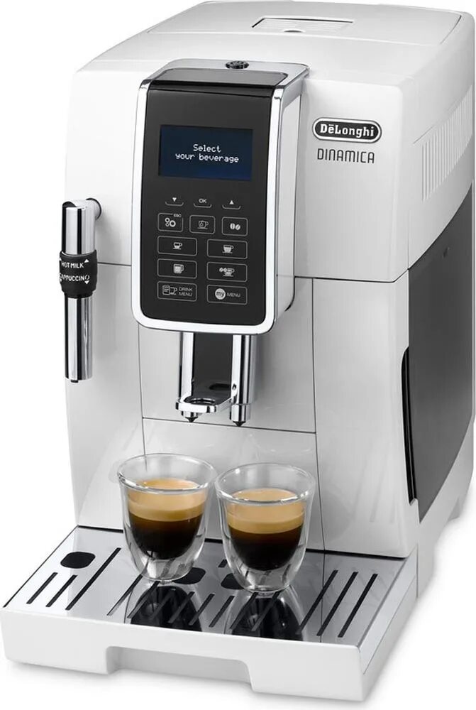 De'Longhi кофемашина ECAM350.35.W. Кофемашина Delonghi dinamica Exam 350. Кофемашина Delonghi dinamica ECAM. Кофемашина de'Longhi dinamica ECAM 350.35.