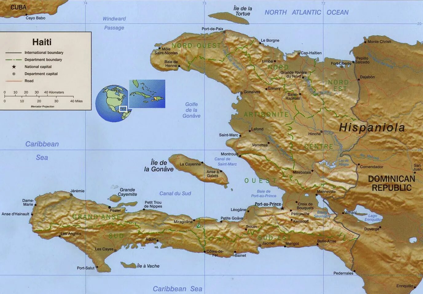 Гаити это какая страна. Гаити на карте рельеф. Остров Гаити на карте. Гаити карта географическая.