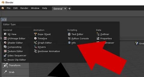 Blender editor